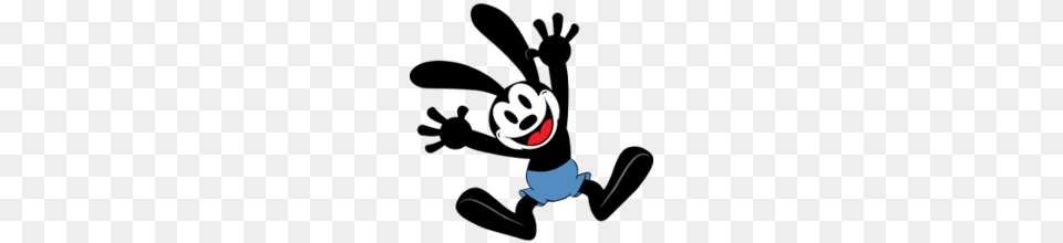 Oswald The Lucky Rabbit Happy, People, Person, Cartoon, Smoke Pipe Png Image