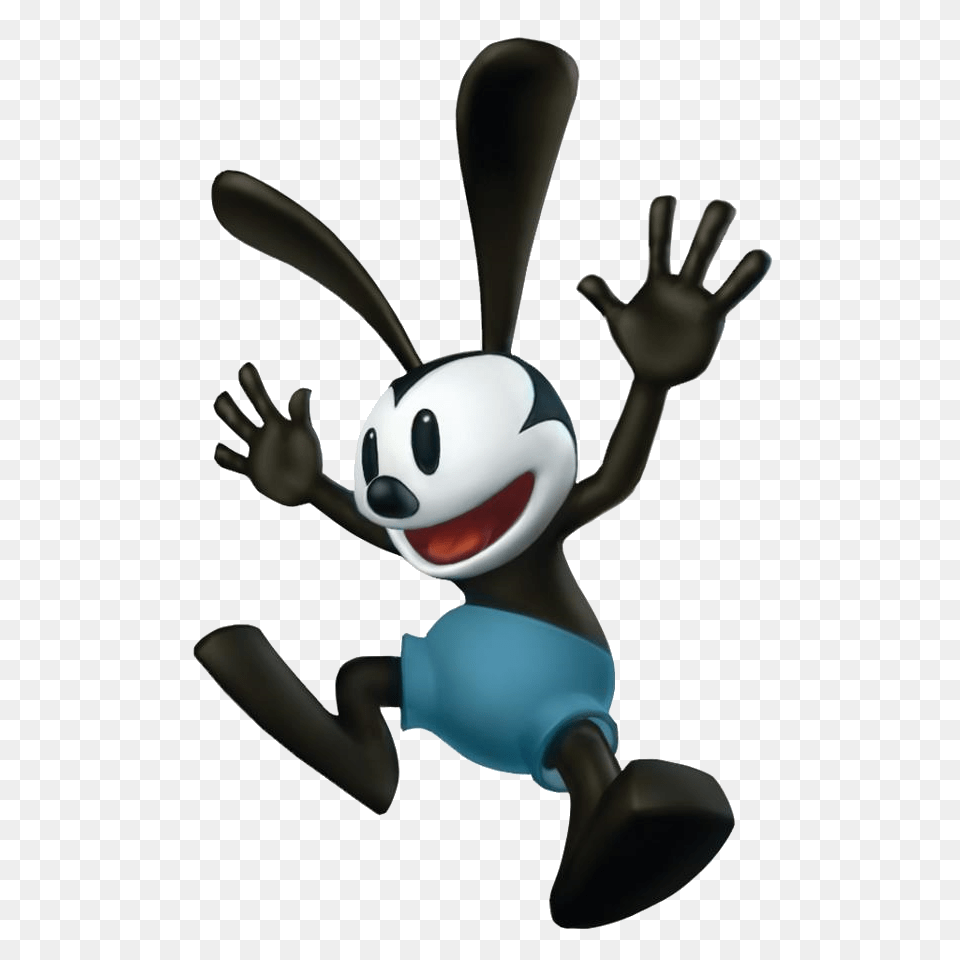 Oswald The Lucky Rabbit Jumping, Toy, Cartoon, Mascot Free Transparent Png