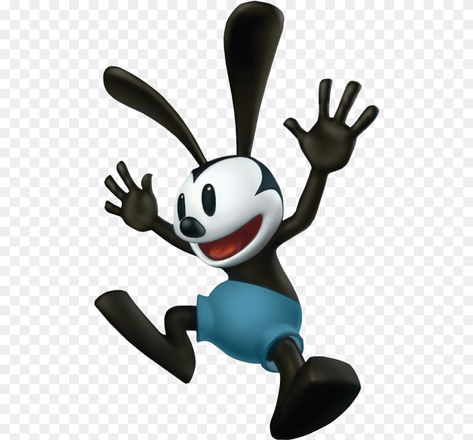 Oswald The Lucky Rabbit Jumping Mickey Mouse Y Oswald, Baby, Person, Mascot Png