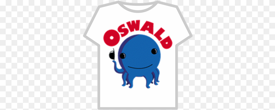 Oswald The Octopus Transparent Roblox Oswald The Octopus, Clothing, T-shirt, Animal, Bear Png Image