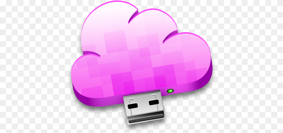 Osx App Icon Designer Aimup Apps Usb Flash Drive, Purple, Electronics, Hardware, Computer Hardware Free Png Download