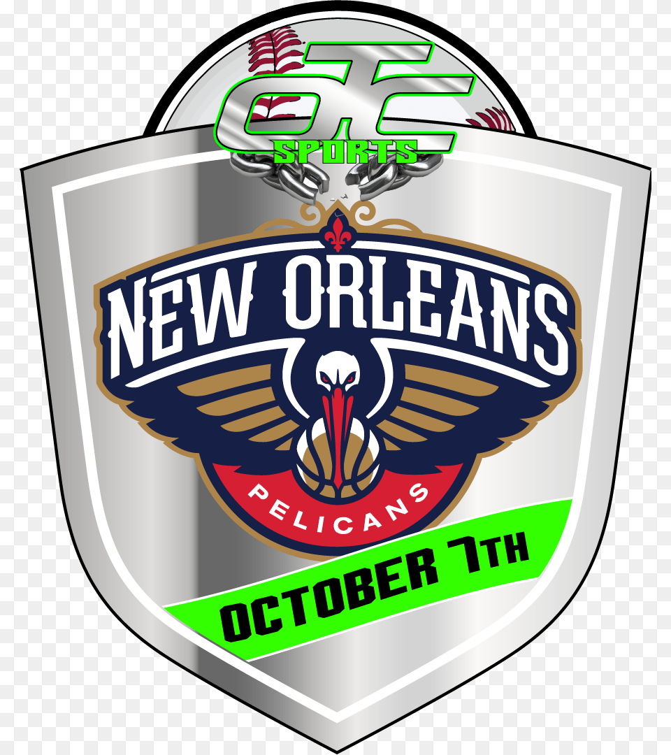 Otc Sports Has Partnered With The New Orleans Pelicans Logo New Orleans Pelicans, Badge, Symbol, Emblem Png Image