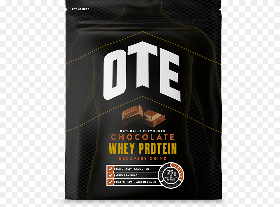 Ote Chocolate Whey Protein Bulk Whey Protein 25 G Pack, Advertisement, Poster, Adult, Male Free Transparent Png