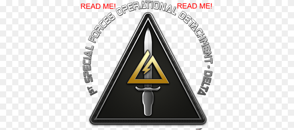Otf Information Is 1st Special Forces Operational Detachment Delta Logo, Triangle, Weapon, Blade, Dagger Free Transparent Png