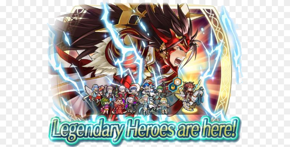Other 5 Heroes Are Joining Ryoma In This Special Fire Emblem Heroes Legendary Heroes Ryoma, Publication, Book, Comics, Person Free Png