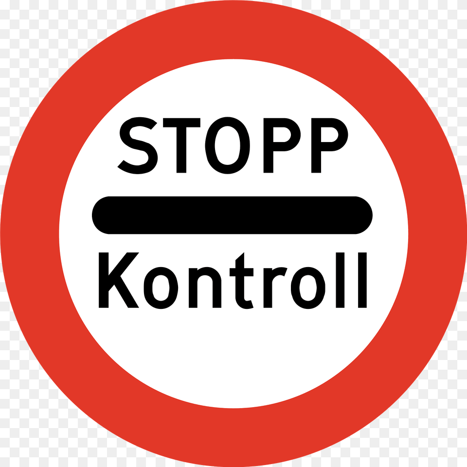 Other Control Sign In Norway Clipart, Symbol, Road Sign Free Png Download