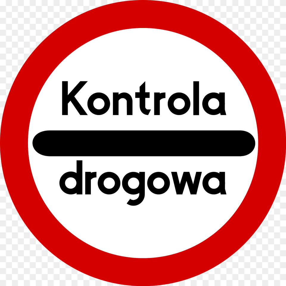 Other Control Sign In Poland Clipart, Symbol, Road Sign Free Png