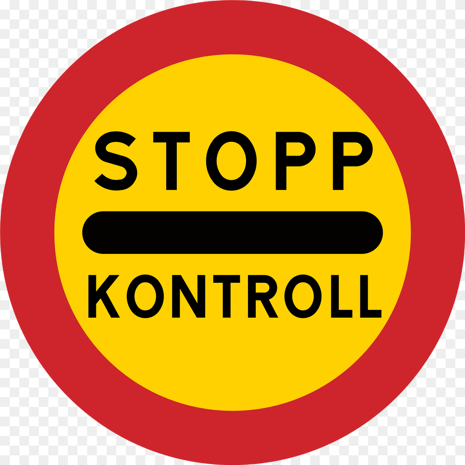 Other Control Sign In Sweden Clipart, Symbol, Road Sign, Bus Stop, Outdoors Free Png Download