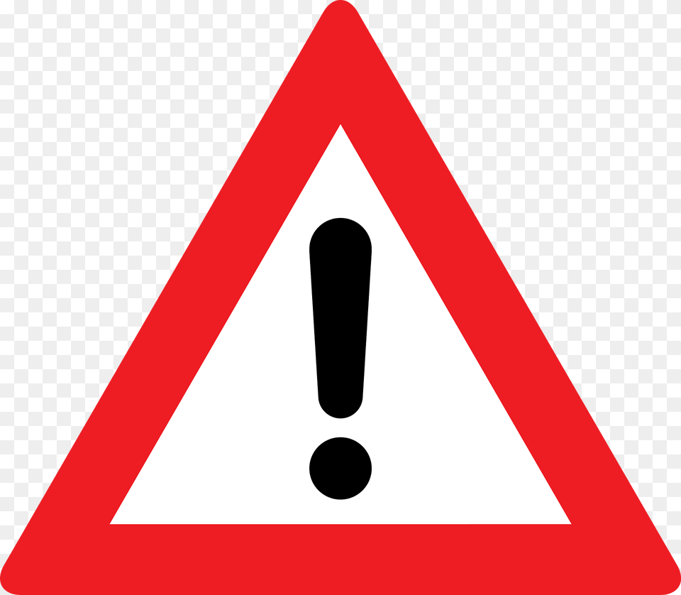 Other Danger Sign In Austria Clipart, Symbol, Road Sign, Triangle Free Png Download