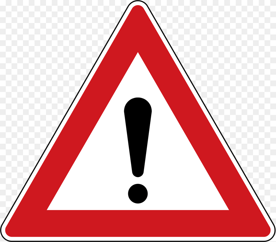 Other Danger Sign In Czech Republic Clipart, Symbol, Road Sign Free Png Download