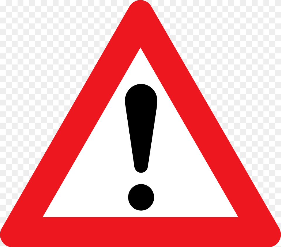 Other Danger Sign In Denmark Clipart, Symbol, Road Sign Free Png