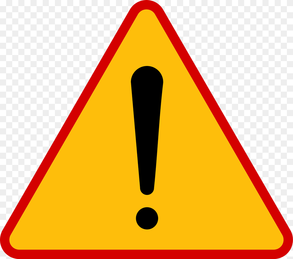 Other Danger Sign In Poland Clipart, Symbol, Road Sign Free Png Download