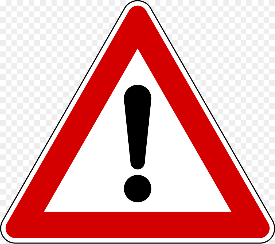 Other Danger Sign In Slovenia Clipart, Symbol, Road Sign Free Transparent Png