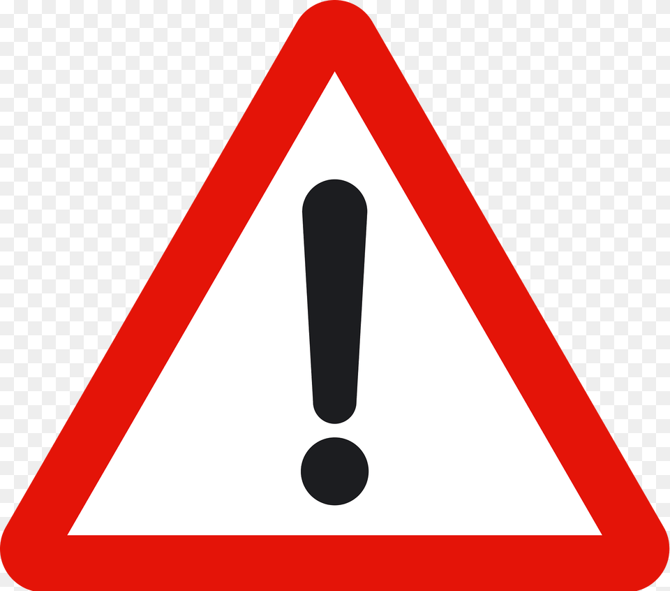 Other Danger Sign In Spain Clipart, Symbol, Road Sign Png