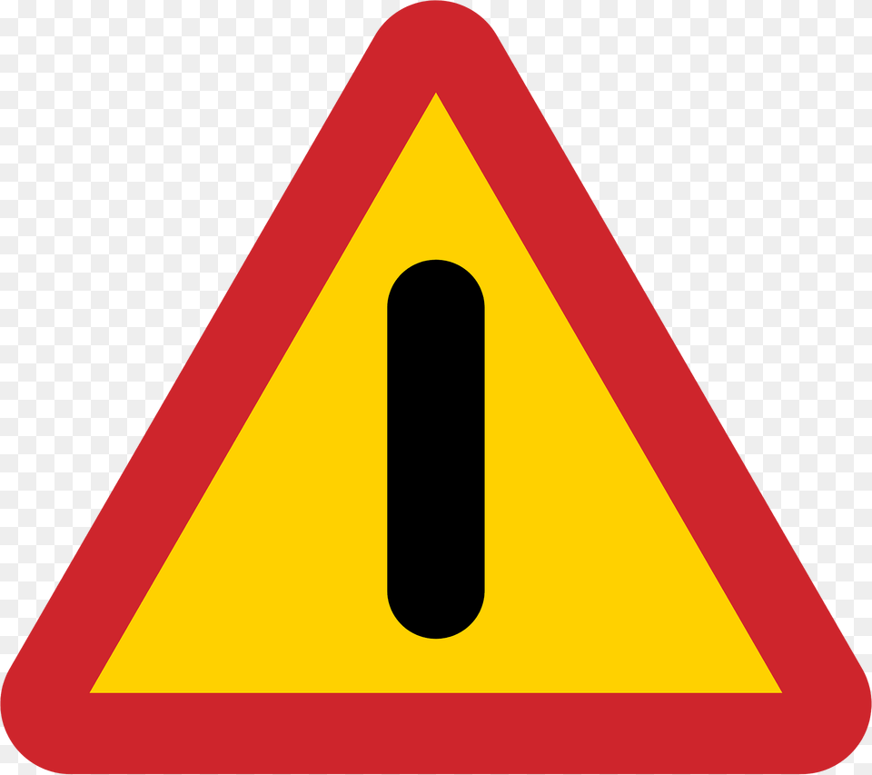 Other Danger Sign In Sweden Clipart, Symbol, Road Sign, Dynamite, Weapon Free Transparent Png