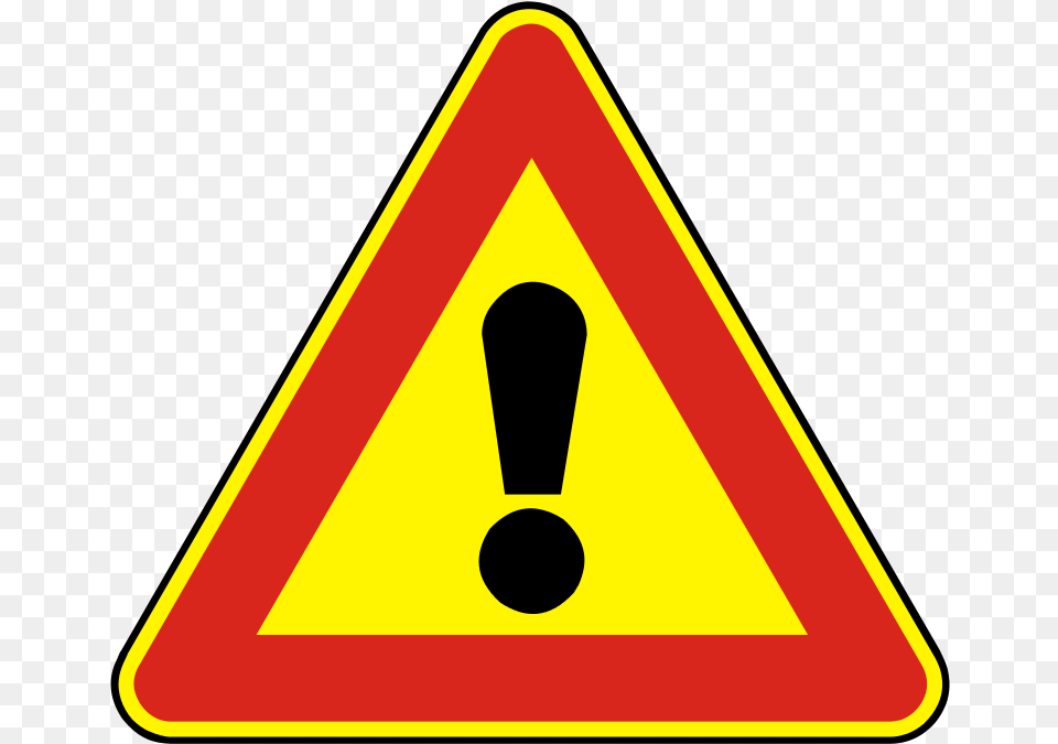 Other Hazards, Sign, Symbol, Road Sign Png Image