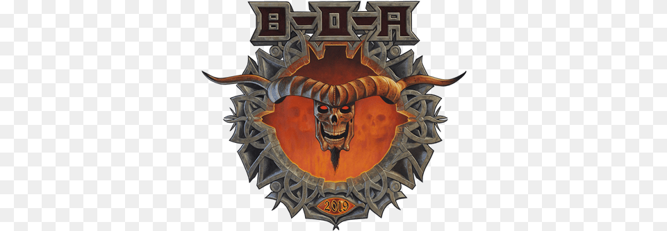 Other Metal News 9419 Bloodstock Venom Bloodstock 2019 Logo, Emblem, Symbol, Person, Animal Free Transparent Png