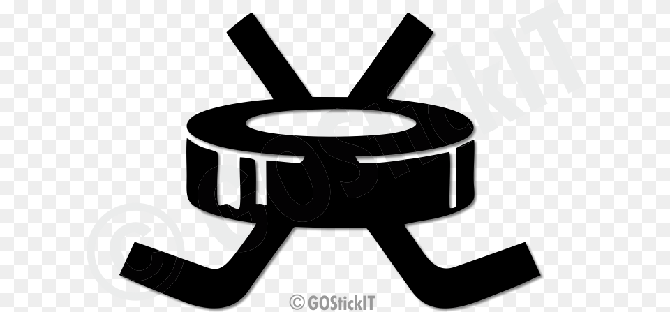 Other Photos To Yellow Flowers And Hockey Sticks Tattoos Hockey Sticks Crossed With Puck, Logo, Text, Dynamite, Weapon Free Transparent Png