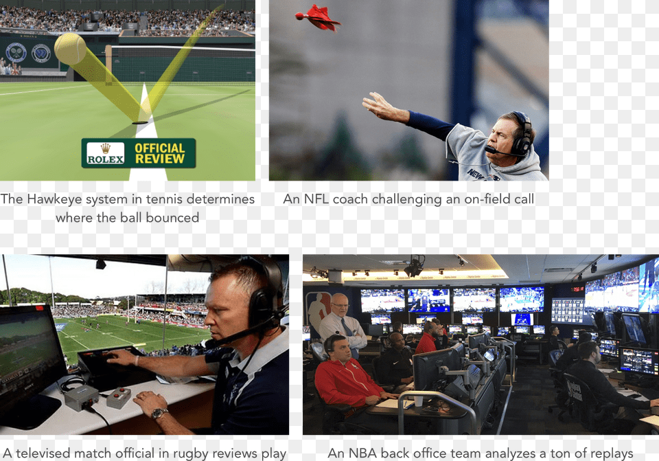 Other Sports Also Enforce A Limited Number Of Decision Hawk Eye Tennis, Art, Person, People, Collage Free Png Download
