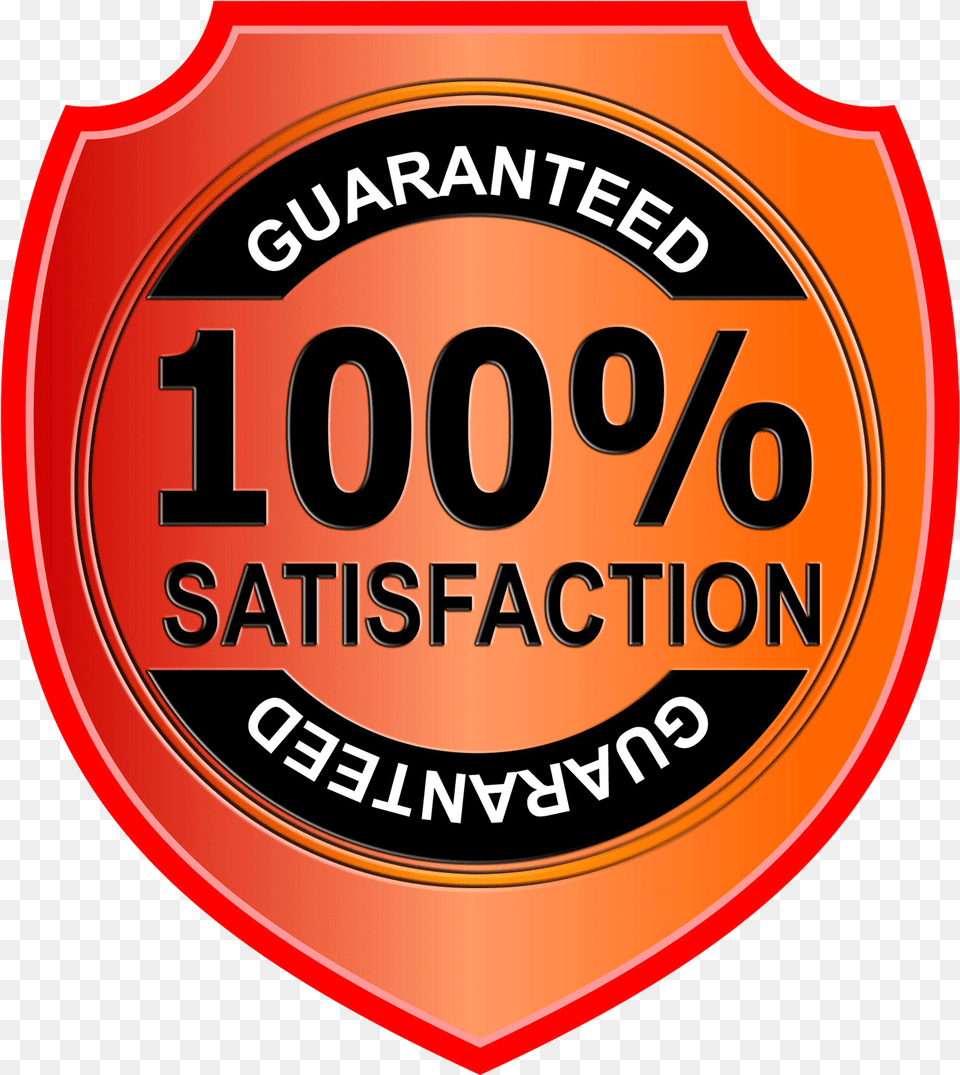 Oto Warning Satisfaction Guaranteed Full Size Satisfaction Guaranteed, Badge, Logo, Symbol Png