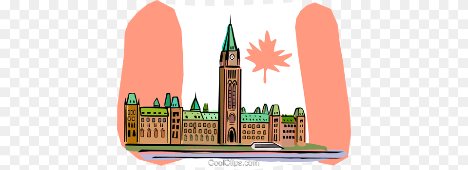 Ottawa Canada Parliament Buildings Royalty Free Vector Clip Art, Architecture, Building, Clock Tower, Tower Png