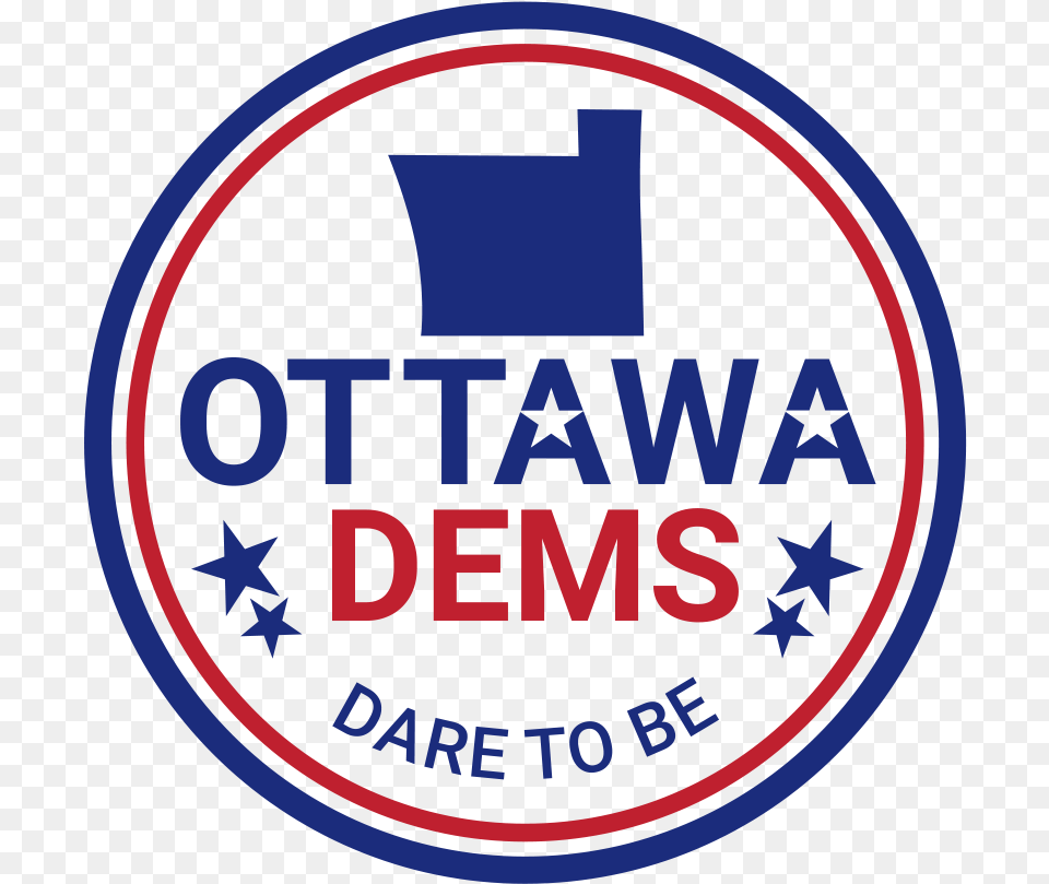 Ottawa County Democratic Party Circle, Logo, Can, Tin, Symbol Png Image