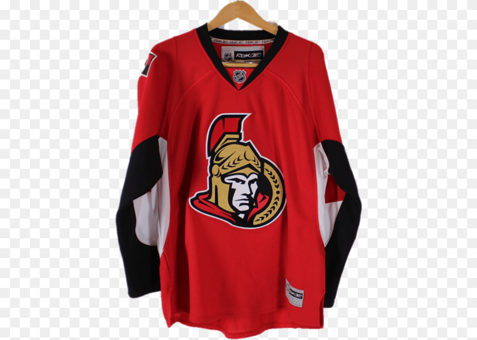 Ottawa Senators Official Nhl Jersey Ottawa Senators, Clothing, Shirt, Long Sleeve, Sleeve Png
