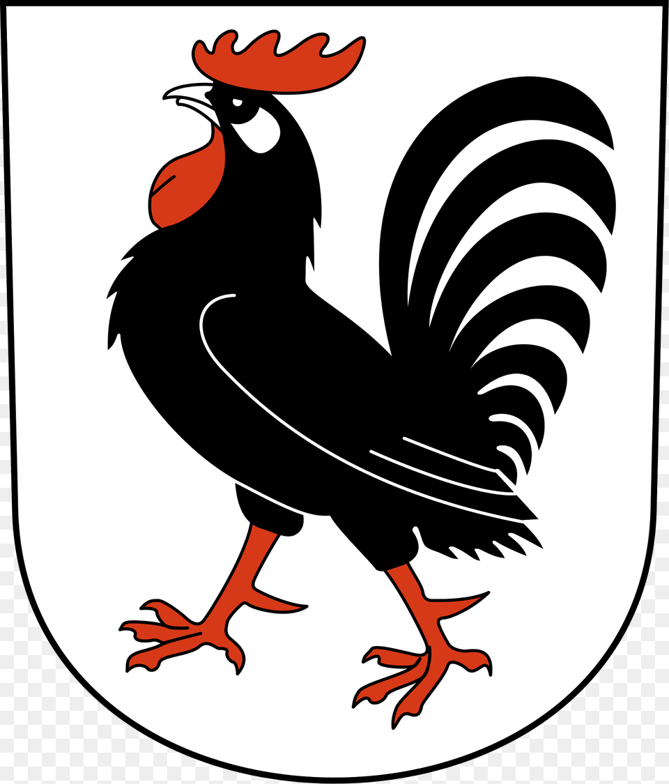 Ottenbach Blazon Clipart, Animal, Bird, Fowl, Poultry Png