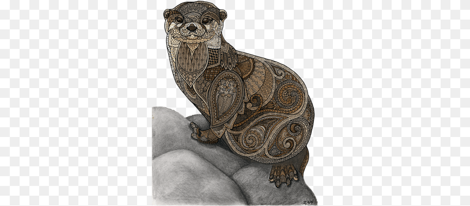 Otter, Art, Animal, Wildlife, Mammal Png