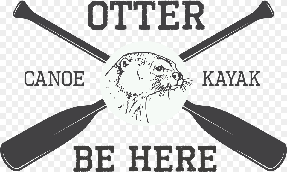 Otter Be Here, Animal, Mammal, Blade, Dagger Free Png