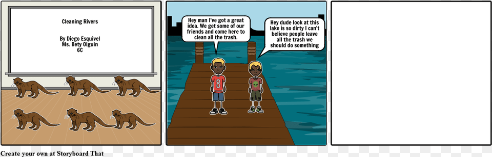 Otter Comics, Waterfront, Book, Water, Publication Free Png