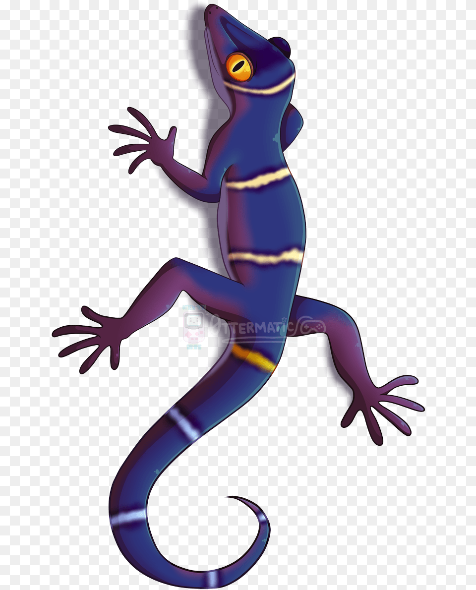 Otter Comms Open Twitter Tattoo Transparent Background Of Lizard, Animal, Gecko, Reptile, Smoke Pipe Free Png