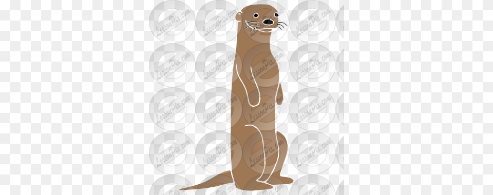 Otter Stencil, Animal, Mammal, Wildlife, Disk Free Png Download