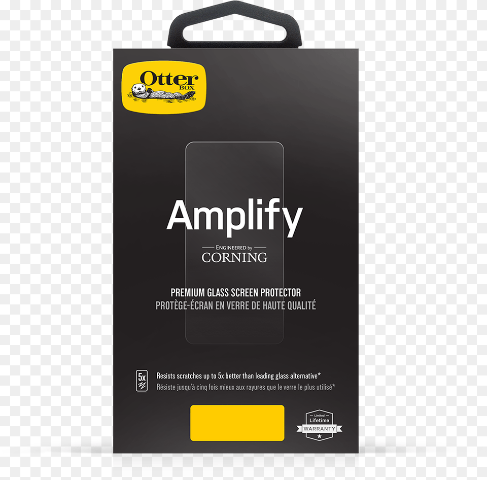 Otterbox Amplify Glass Screen Protector Otterbox, Bottle, Text Free Png Download