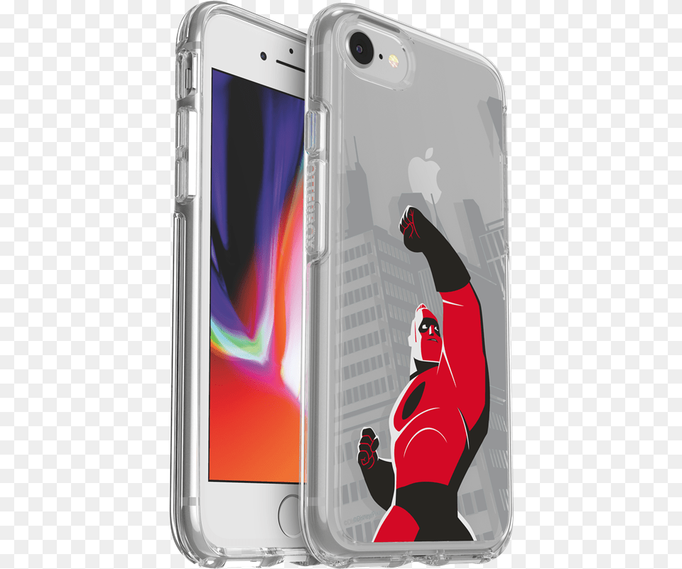 Otterbox Iphone 87 Symmetry Series Clear Pixar Incredibles Mr Incredible Otterbox, Electronics, Mobile Phone, Phone, Adult Png Image