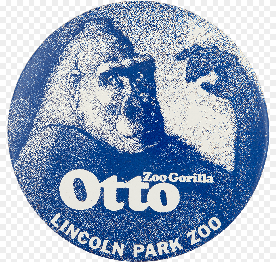 Otto Zoo Gorilla Event Button Museum Circle, Logo, Symbol, Badge, Face Png