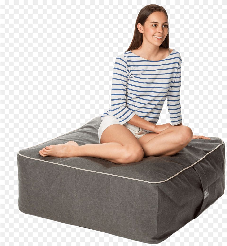 Ottoman, Furniture, Adult, Female, Person Free Png Download