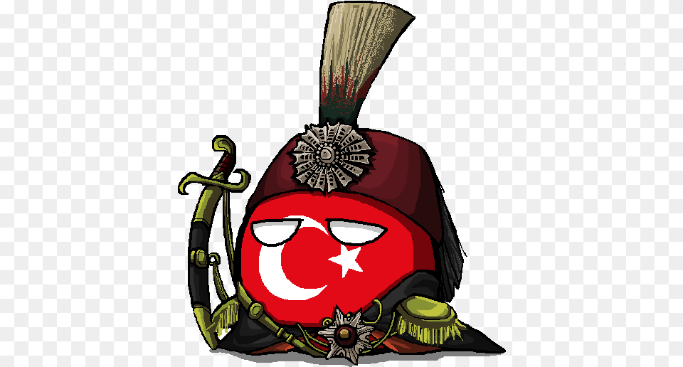 Ottoman Empireball Polandball Wiki Fandom Ottoman Empireball, Person, Pirate Free Png Download
