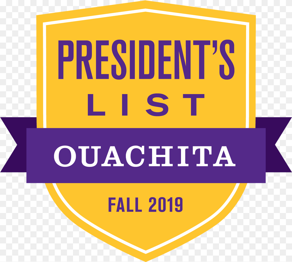 Ouachita President S List Badge Graphic Design, Logo, Symbol Free Png