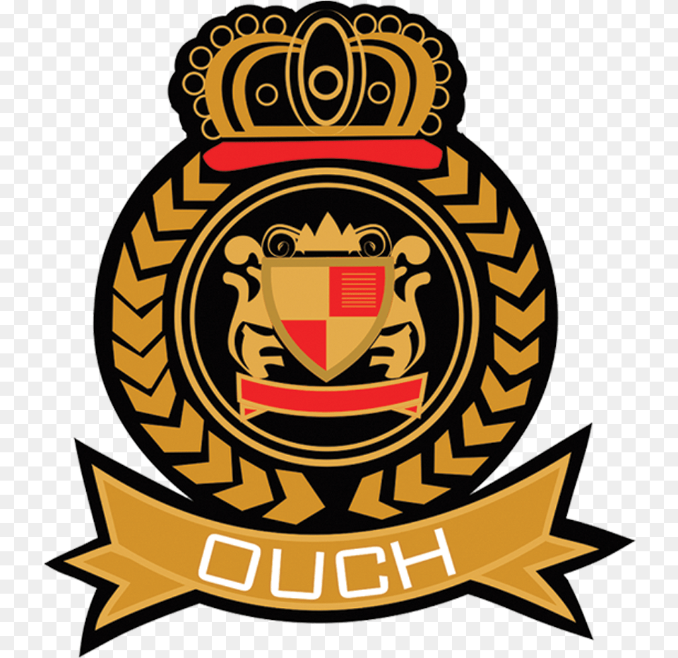 Ouch Boutique Ouch Clothing, Badge, Emblem, Logo, Symbol Free Transparent Png