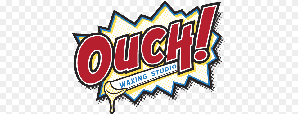 Ouch Waxing Studio Colorado, Logo, Dynamite, Weapon Png Image