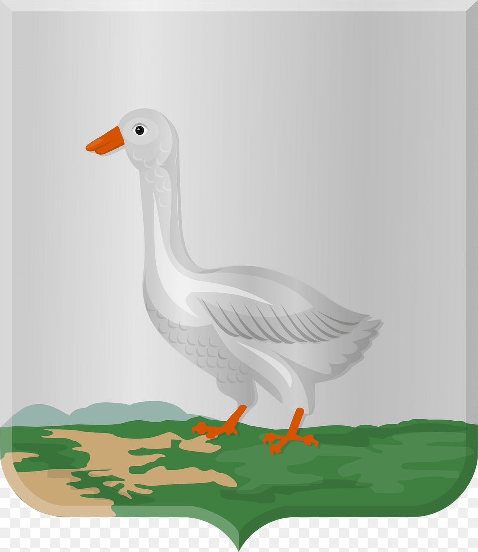 Oudendijk Wapen Clipart, Animal, Bird, Goose, Waterfowl Free Transparent Png