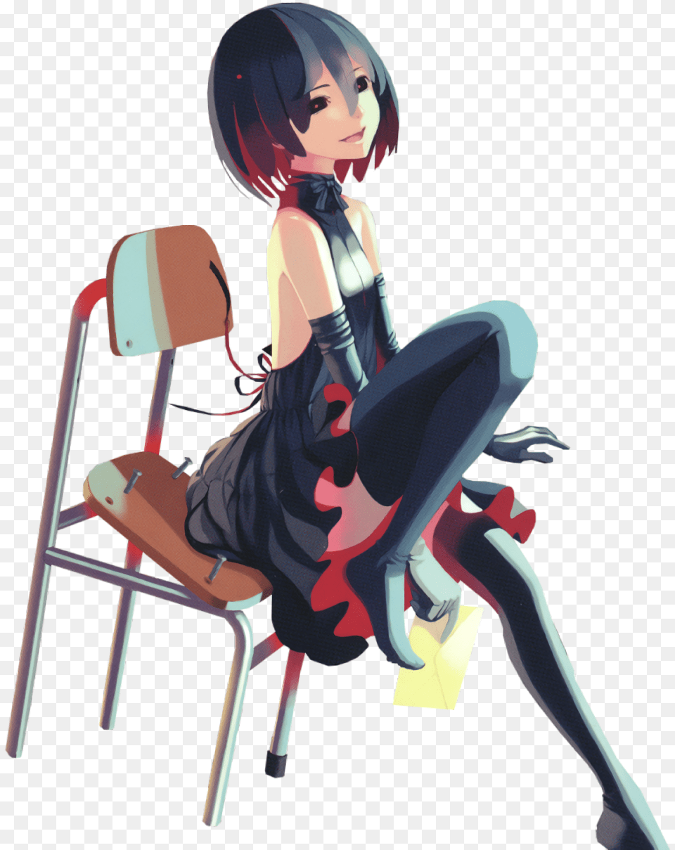 Ougi Oshino In A Dress, Book, Comics, Publication, Person Png Image