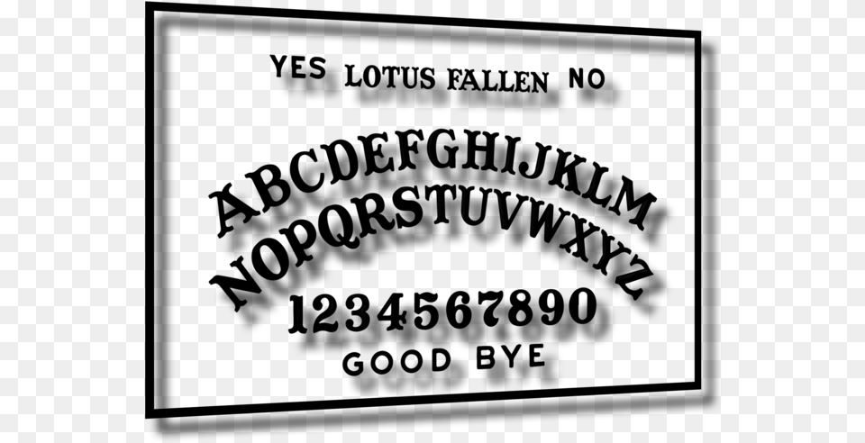 Ouija Board, Text, Silhouette Png Image