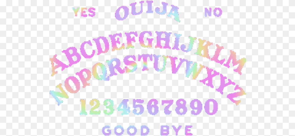 Ouija Board Clipart Pastel Goth Ouija Board, Purple, Text, Scoreboard Free Transparent Png