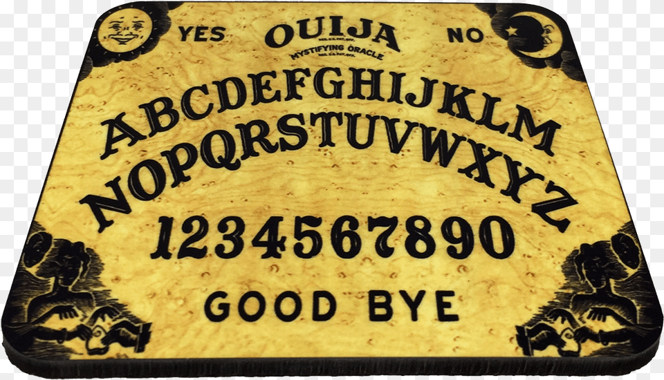 Ouija Board Drink Coaster Ouija Board, Face, Head, Mat, Person Png