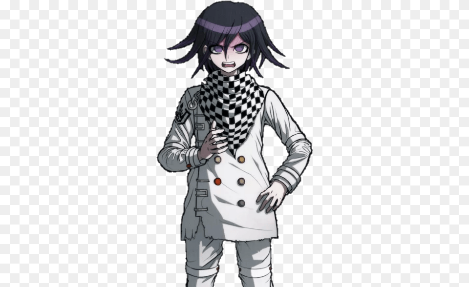 Ouma Sprites Imgur Angry Kokichi Sprites, Book, Comics, Publication, Adult Png