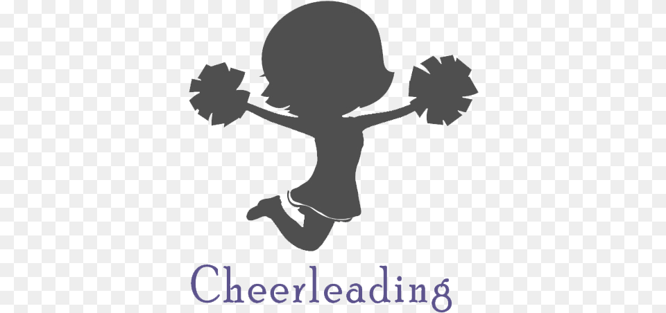 Our Available Sports For Pennsauken Amp Merchantville Cartoon Cheer Girl, Silhouette, Baby, Person, Dancing Free Transparent Png