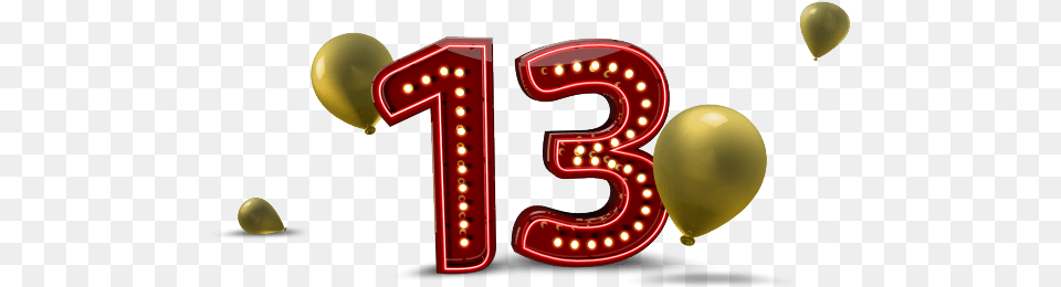 Our Big Birthday Bash Online Casino, Symbol, Text, Number, Astronomy Free Png