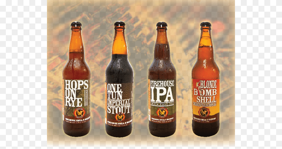 Our Bottled Beers Firehouse Hops On Rye, Alcohol, Beer, Beer Bottle, Beverage Png Image